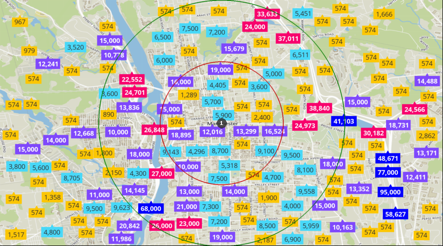 Manchester, New Hampshire - Daily Average Traffic Count